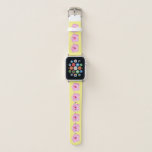 Pink Hibiscus Tropical Flower Apple Watch Band