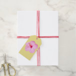 Pink Hibiscus Tropical Flower Gift Tags