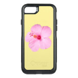 Pink Hibiscus Tropical Flower OtterBox Commuter iPhone SE/8/7 Case