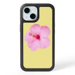 Pink Hibiscus Tropical Flower iPhone 15 Case