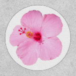 Pink Hibiscus Tropical Flower Patch