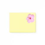 Pink Hibiscus Tropical Flower Post-it Notes
