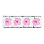 Pink Hibiscus Tropical Flower Ruler