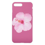 Pink Hibiscus Tropical Flower iPhone 8 Plus/7 Plus Case