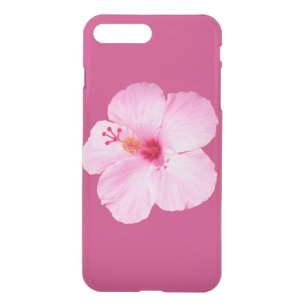 Pink Hibiscus Tropical Flower iPhone 8 Plus/7 Plus Case