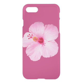 Pink Hibiscus Tropical Flower iPhone SE/8/7 Case
