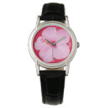 Pink Hibiscus Tropical Flower Watch