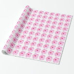 Pink Hibiscus Tropical Flower Wrapping Paper