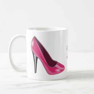 Pink High Heel Shoe Coffee Mug