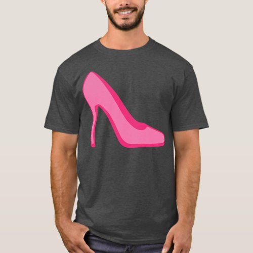 Pink High Heel Shoe T_Shirt