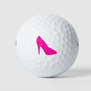 Pink High Heel Silhouette Golf Balls