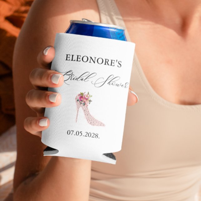 Pink High Heels Bridal Shower Can Cooler (Creator Uploaded)