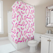 Pink High Heels Shower Curtain (In Situ)
