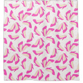 Pink High Heels Shower Curtain (Front)