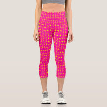 Pink High Waisted Capris