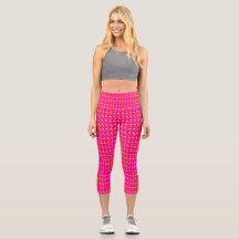 Pink High Waisted Capris