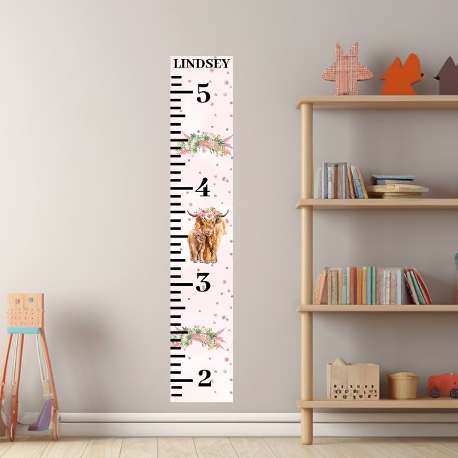 Pink Highland Cow Calf Growth Chart (Creator Uploaded)