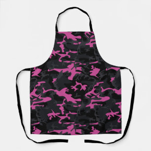 Pink Highlights Camo Apron