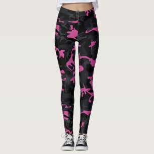 Pink Highlights Camo Leggings