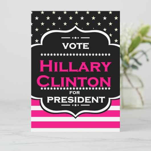 pink hillary clinton (Standing Front)