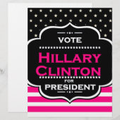 pink hillary clinton (Front/Back)