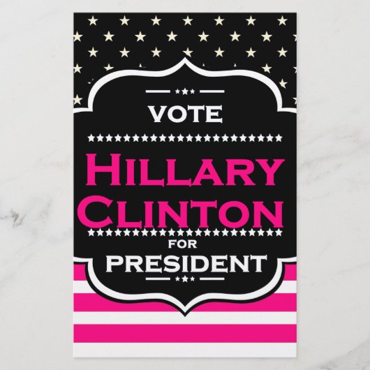 pink hillary clinton (Front)