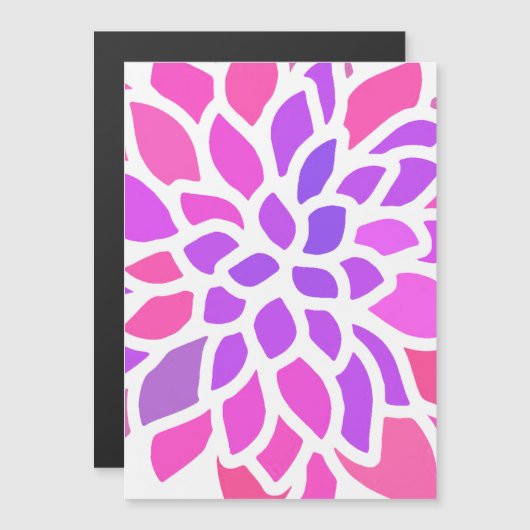 Pink Hippie Flower Retro Modern (Front/Back)