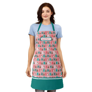 Pink Ho Ho Ho Armadillo Apron