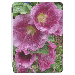 Pink hollyhock beauty  iPad air cover