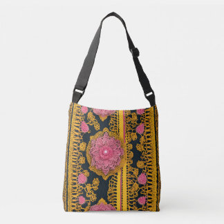 Pink Honey AI art  Crossbody Bag