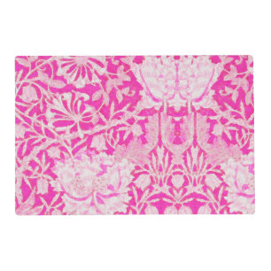 Pink Honeysuckle Laminated Placemat