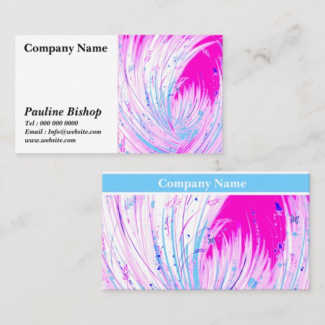 Pink Horizon  Business Card (Front/Back)