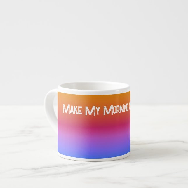 Pink Horizon Espresso Cup (Front Left)