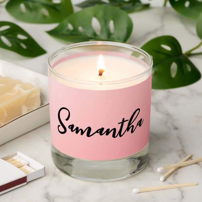 Pink Horizon Scented Candle (Lit)