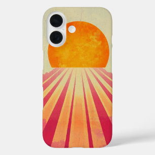 Pink Horizon Sun Phone Case