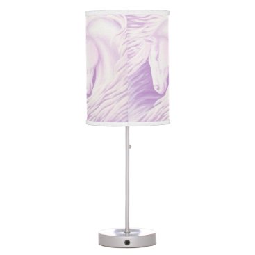 Pink Horse Collection Table Lamp