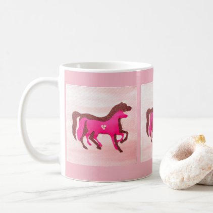 Pink Horse Mug