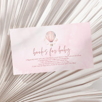 Pink Hot Air Balloon Baby Shower Books For Baby