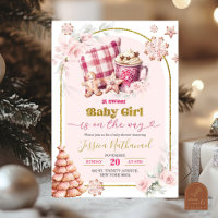 Pink Hot Chocolate Girl Baby Shower