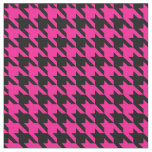 pink houndstooth fabric