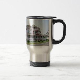 Pink House in Newport Travel Mug
