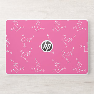 Pink HP laptop skin