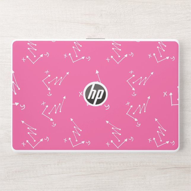 Pink  HP laptop skin (Front)
