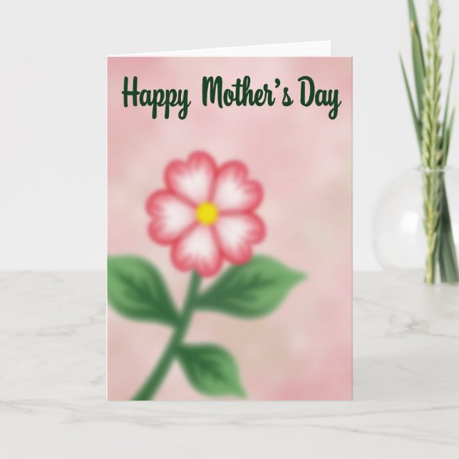 Pink Hues Mothers Day Card (Front)