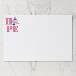 Pink Hummingbird HOPE Notes Paper Pad