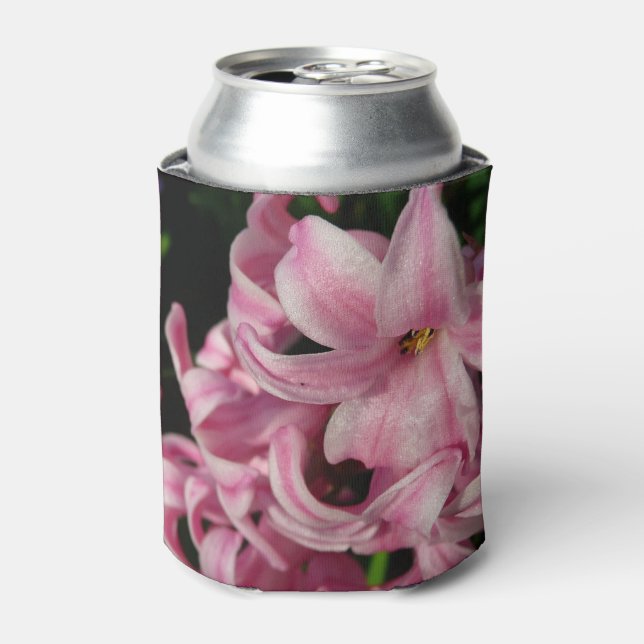 Pink Hyacinth Can Cooler (Can Front)