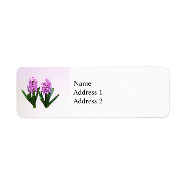 Pink Hyacinth Duo Label (Front)