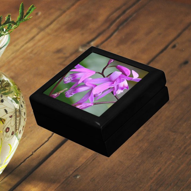 Pink Hyacinth Orchids Floral Gift Box (In Situ)