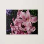 Pink Hyacinth Spring Floral Jigsaw Puzzle