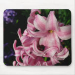 Pink Hyacinth Spring Floral Mouse Pad